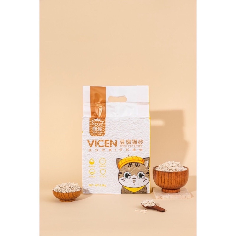 Cát đậu nành hữu cơ- cát vệ sinh đậu nành Cature Tofu cho mèo [Túi 6L]