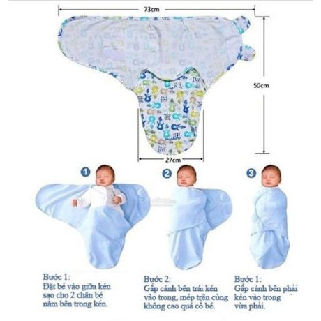 Ủ Kén Sơ Sinh Cotton SUMMER SWADDLEME