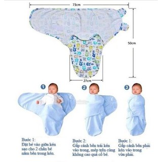 Ủ Kén Sơ Sinh Cotton SUMMER SWADDLEME