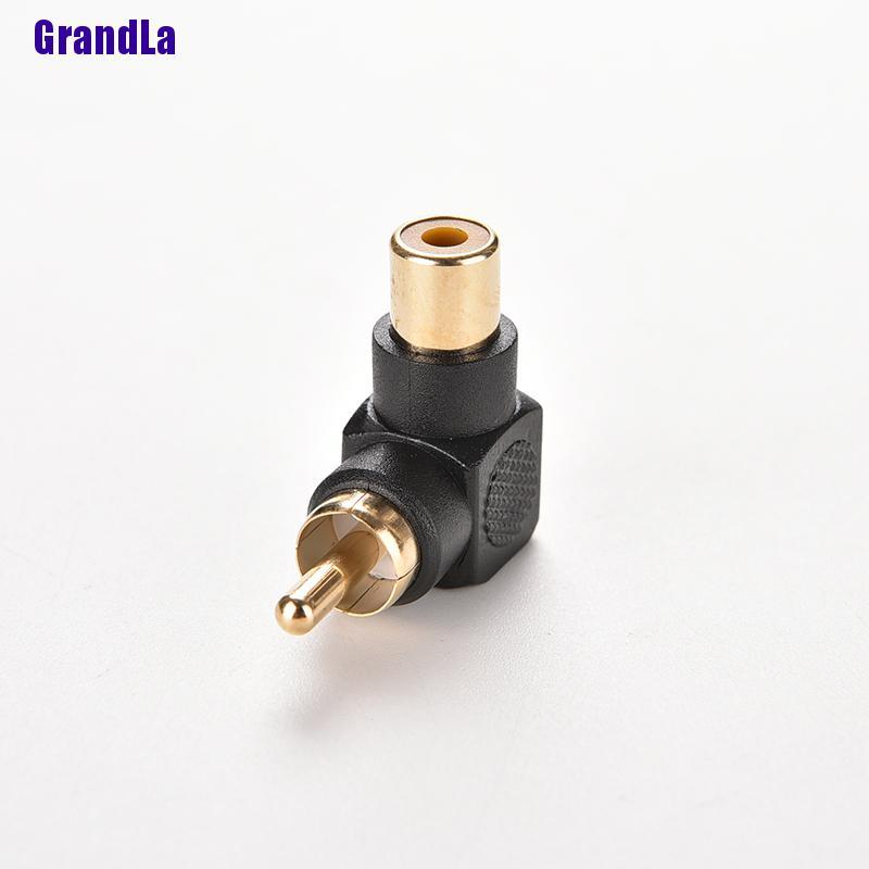 Set 2 Đầu Chuyển Đổi Âm Thanh Từ Giắc Cắm X Rca Male Sang Female M / F Av Plug 90 Right | BigBuy360 - bigbuy360.vn