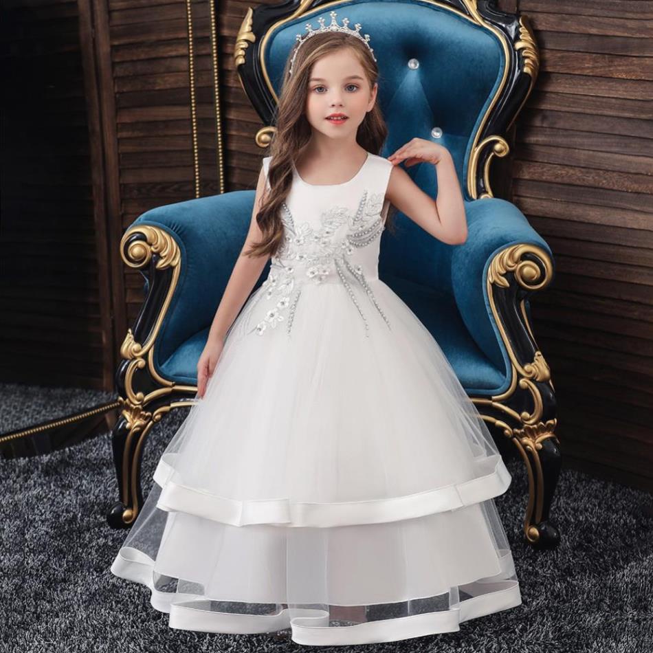 Đầm công chúa dạ hội cho bé gái từ 15kg đến 40kg- hàng quảng châu-Thiết kế chính hảng-AT316
