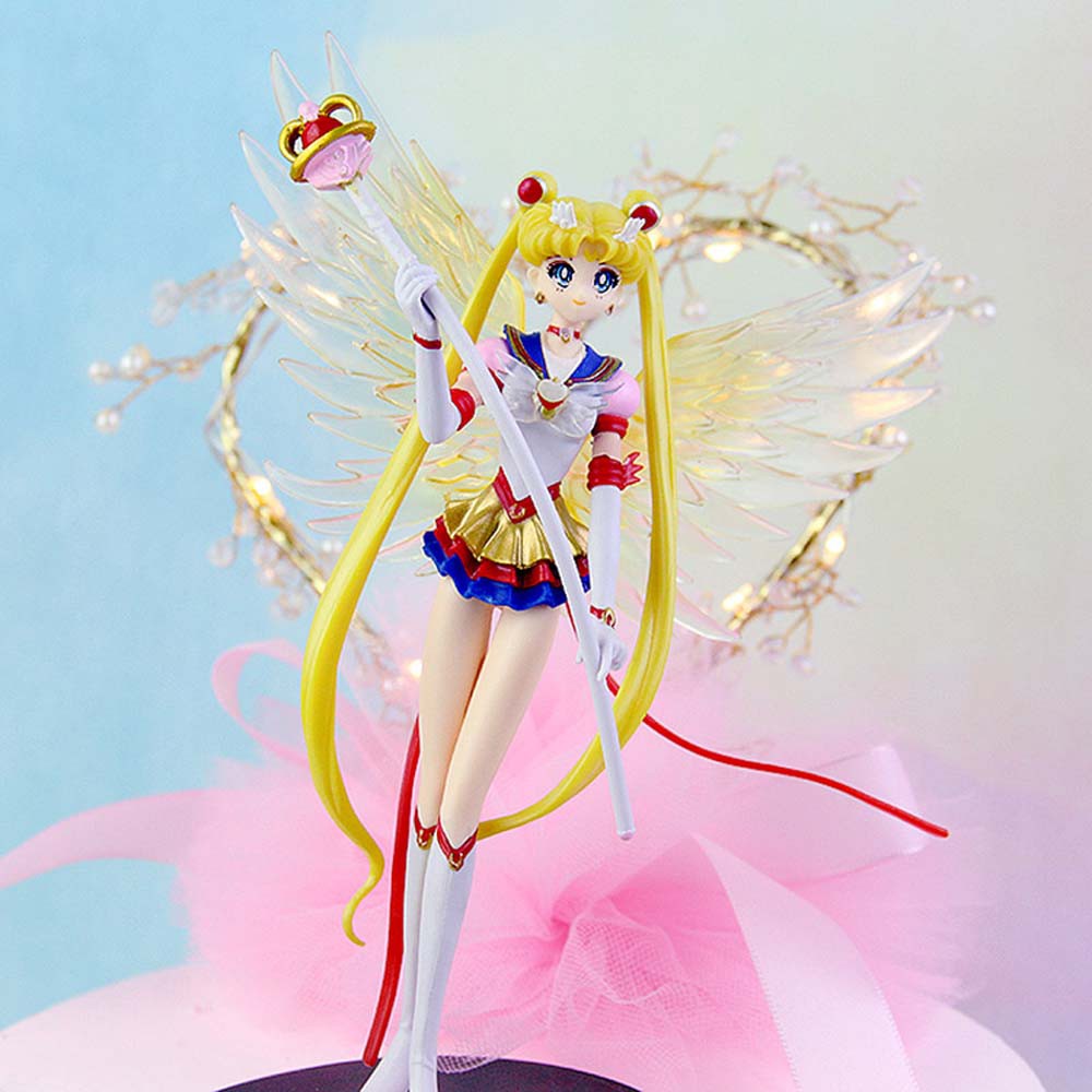 SAILOR MOON SAILOR MOON Mô Hình Thủy Thủ Mặt Trăng Trang Trí Đáng Yêu