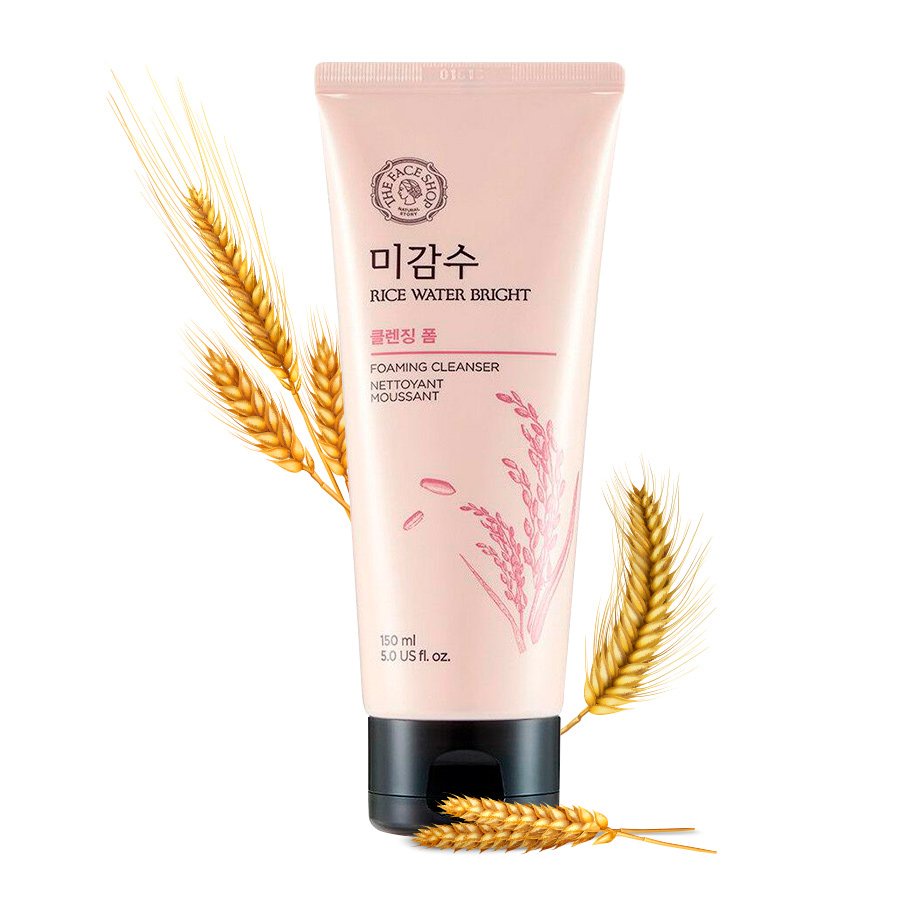 Sữa Rửa Mặt Dưỡng Trắng Da Chiết Xuất Từ Gạo The Face Shop Rice Water Bright Cleansing Foam 150ml