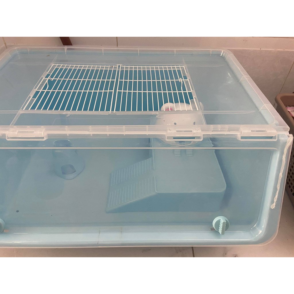 [ HÀNG LỖI ] Lồng nhựa 60x30x45cm dành cho hamster/đuôi mập