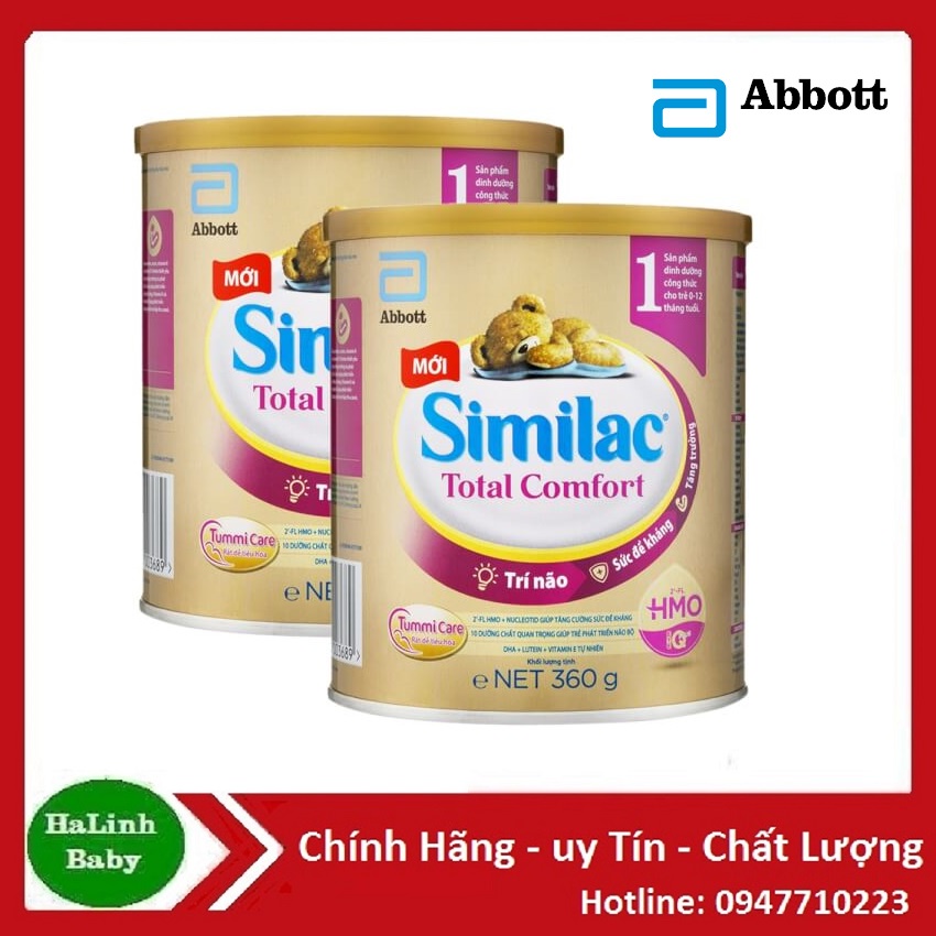 Combo 2 lon Sữa SimilacTotal Comfort số 1, 1+ 360g [Date 2024].....