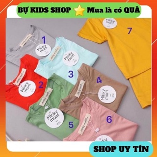 Bộ cộc tay cotton thun lạnh Minky mom 17-40kg