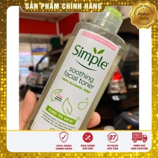 [freeship] combo sản phẩm simple (nước tẩy trang simple 200ml và nước hoa hồng simple 200ml)