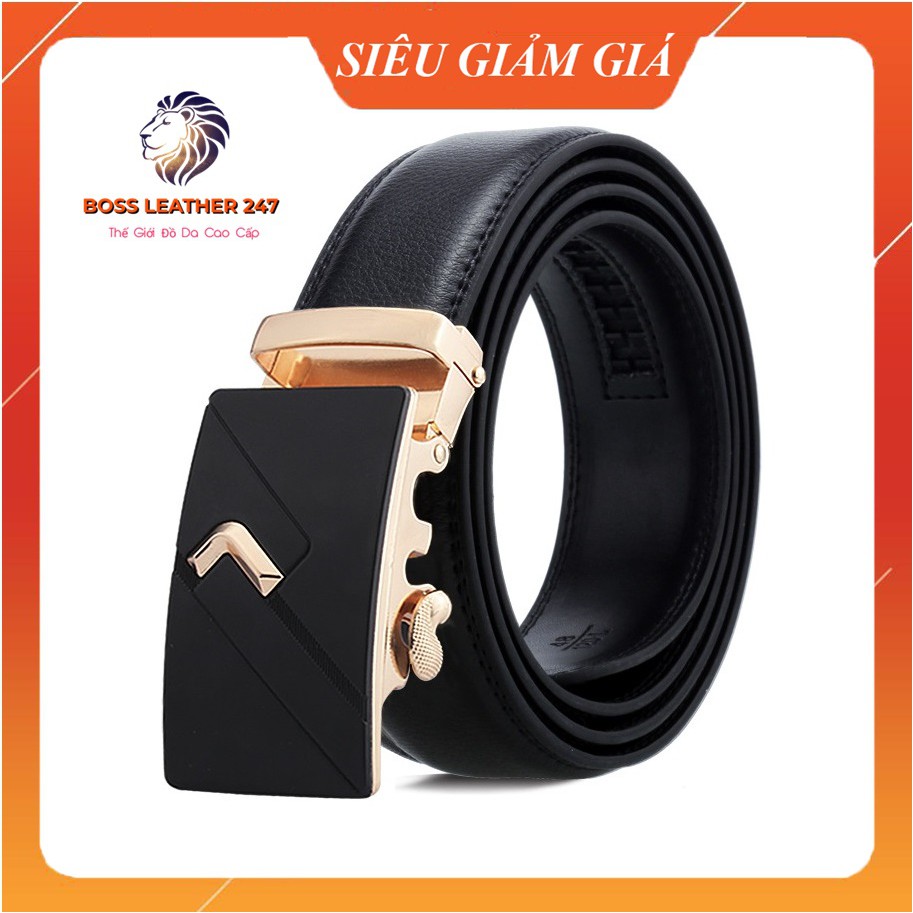Thắt Lưng Nam 💖 FREESHIP 💖 Thắt Lưng Nam Da PU Thời Trang Hàn Quốc G683 - Boss Leather 247