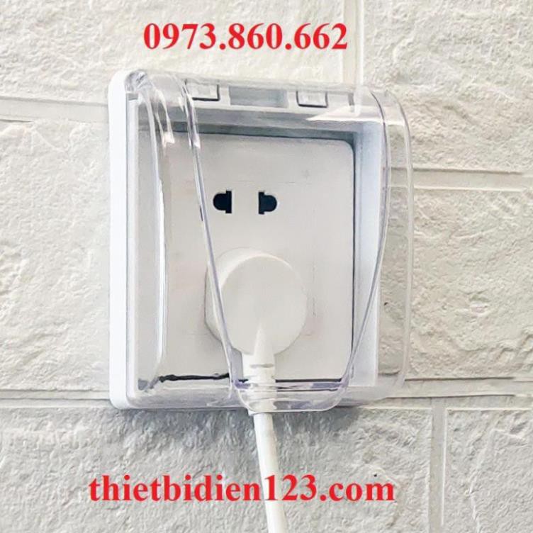 Ổ cắm chống nước nhà tắm cao cấp -TBĐ -Thiết bị điện giá tốt