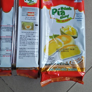 Bánh pía chay đậu xanh sầu riêng Tân Huê Viên 500g