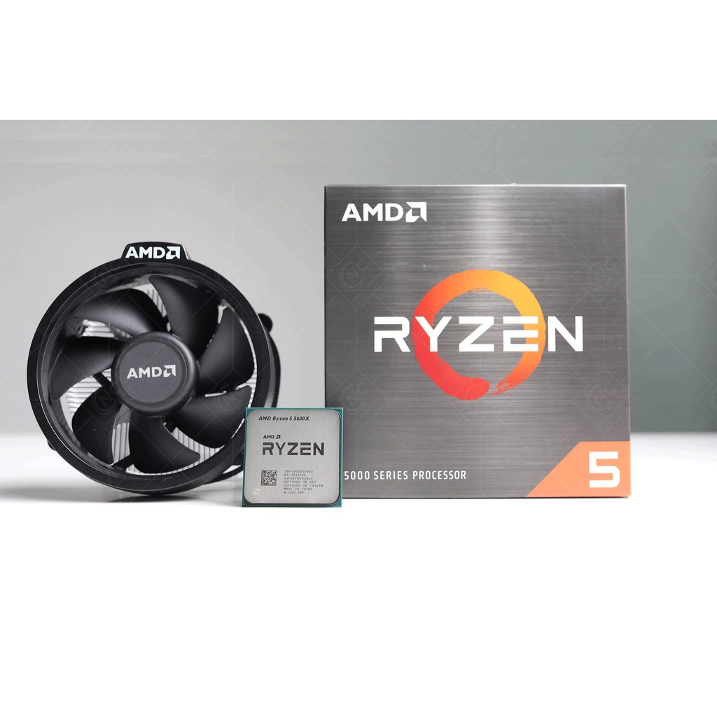 CPU AMD Ryzen 5 5600X (3.7GHz Boost 4.6GHz | 6 Nhân / 12 Luồng | 32MB Cache | PCIe 4.0)