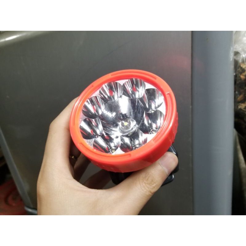 Đèn đội đầu LED  Vianco siêu sáng, siêu bền. Loại 7 LED - 1 LED pin Lithium dung lượng cao.