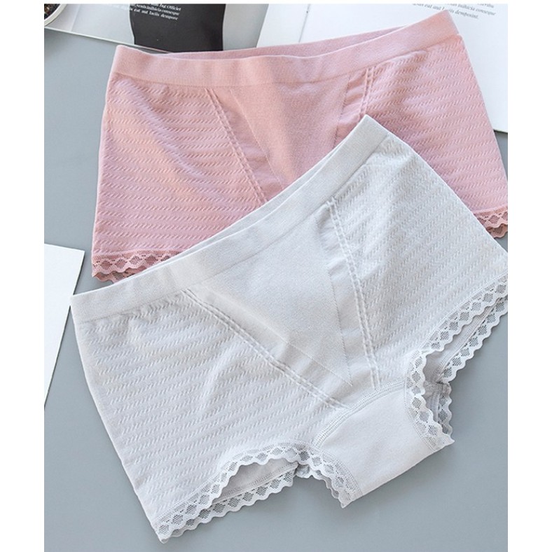 Quần boxer nữ cotton mặc trong váy ngắn kháng khuẩn xuất nhật VAYNU01