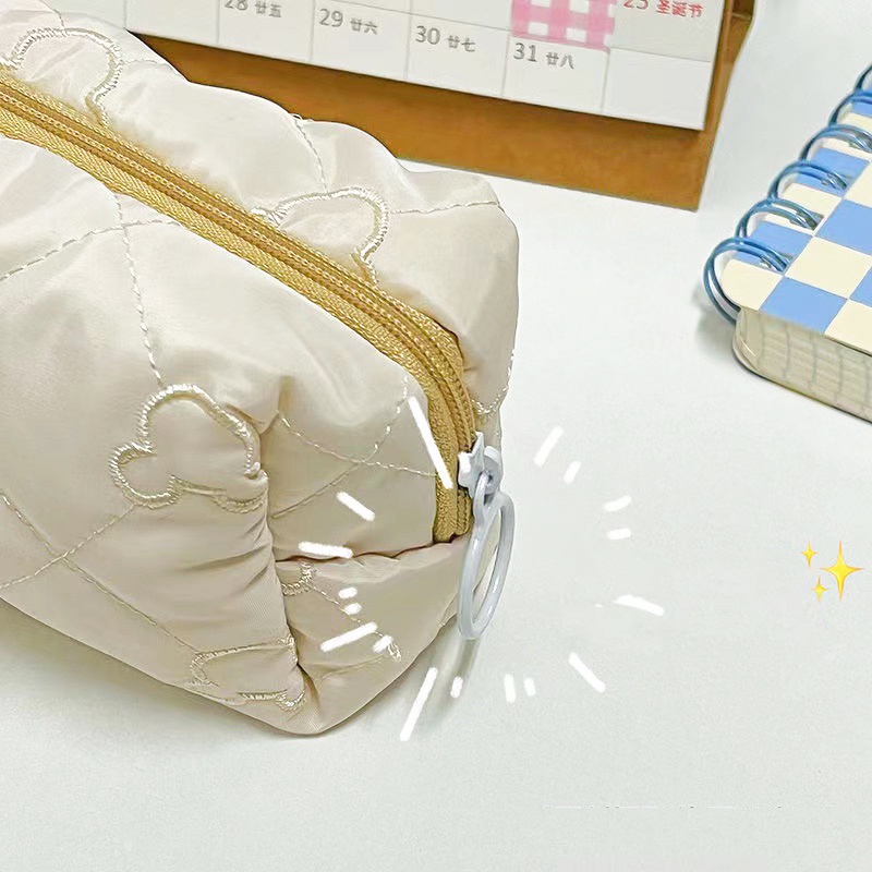 Túi Đựng Bút Mềm Sức Chứa Lớn Phong Cách Hàn Quốc Cho Học Sinh