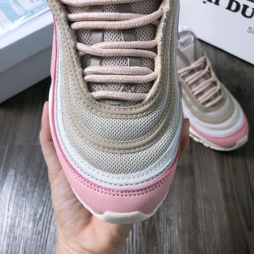 Max 97 hồng [TẶNG MÓC KHÓA - FULL BOX] giày Max 97 hồng giày thể thao Max 97 hồng nam nữ tăng chiều cao | BigBuy360 - bigbuy360.vn