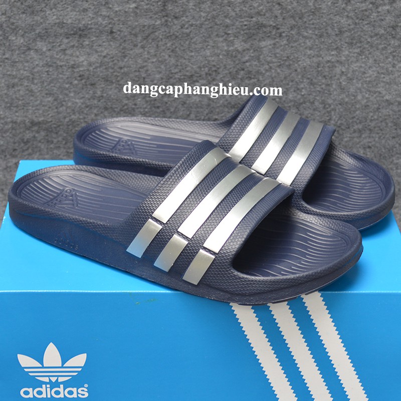 Dép Adidas Duramo chính hãng xanh đen bạc