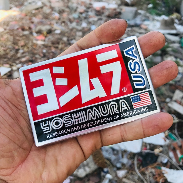 Tem nhôm yoshimura 10x6.5cm