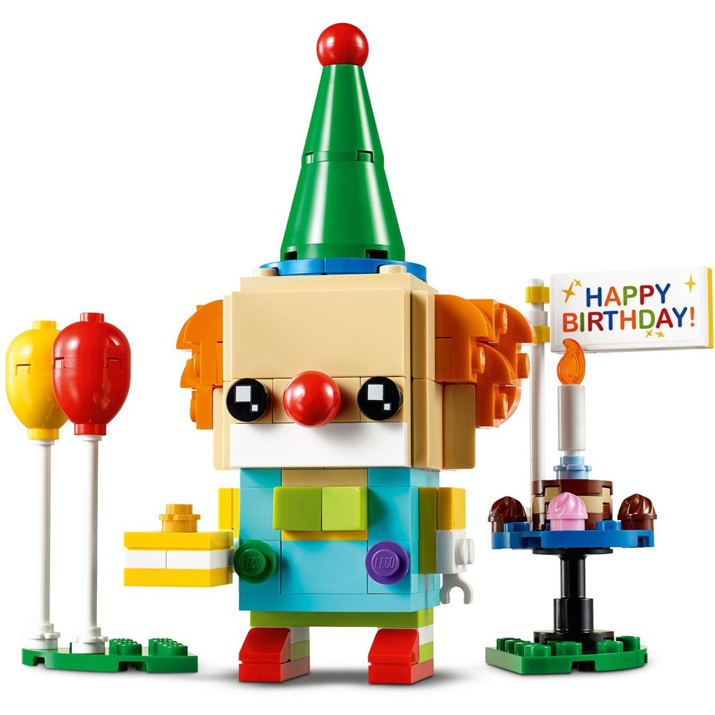 40348 Lego BricksHeadz Birthday Clown - Chú hề Chúc mừng sinh nhật.