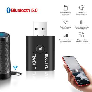 Thiết Bị Nhận Tín Hiệu Âm Thanh Bluetooth 5.0 Aux Usb 3.5mm Cho Laptop Tv Pc (Vl)