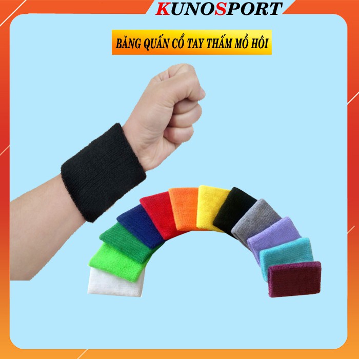 Băng Đeo Thấm Hút Mồ Hôi Bảo Vệ Cổ Tay Hỗ Trợ Tập Thể Thao - KN18