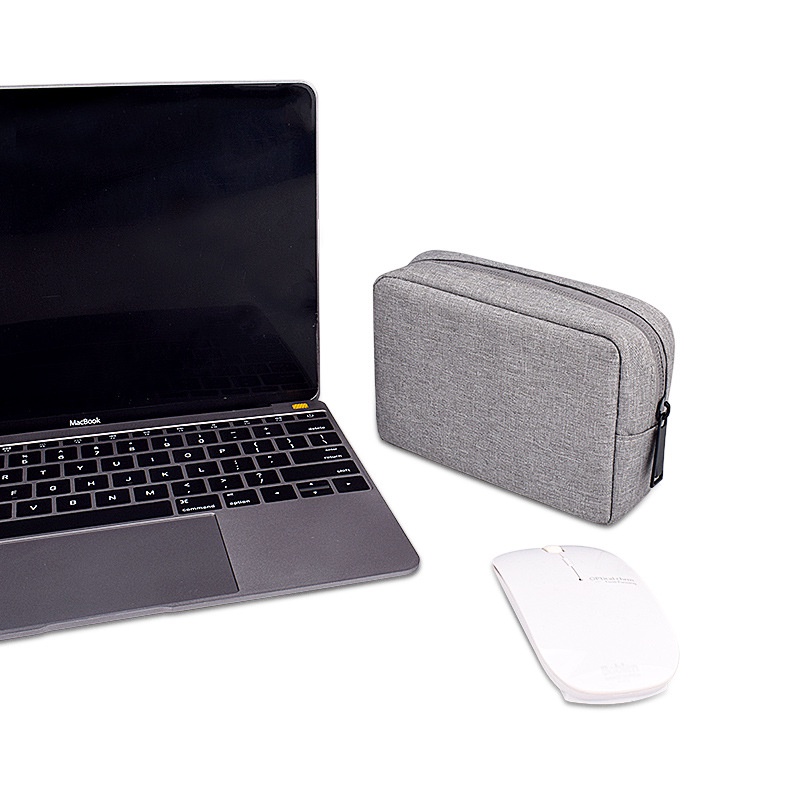 Túi Đựng Phụ Kiện Công Nghệ Pin Sạc Dự Phòng, Cáp Sạc LapTop, Điện Thoại, Tai Nghe, Có Quai Cầm, Chống Nước - Nhiều Màu