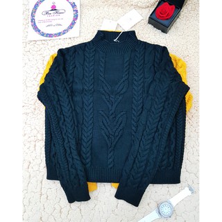 ÁO LEN MÙA ĐÔNG CROPTOP