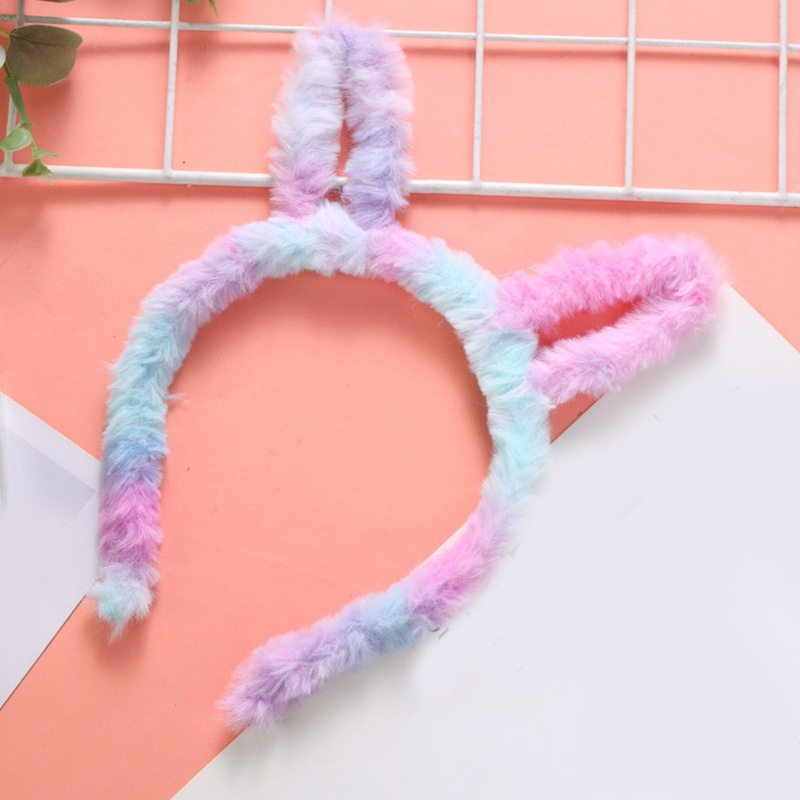 Flgo Băng Đô Tai Mèo Màu Gradient Dễ Thương