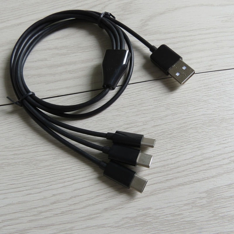 Dây Cáp Sạc USB Type C 3 Trong 1 Nhiều Cổng Thông Dụng Cho Điện Thoại / Máy Tính Bảng