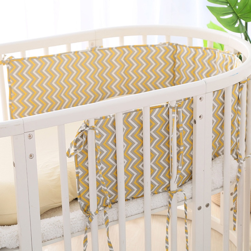 Gối Chắn Cũi Em Bé Chất Liệu Cotton Mềm Mại Tiện Dụng