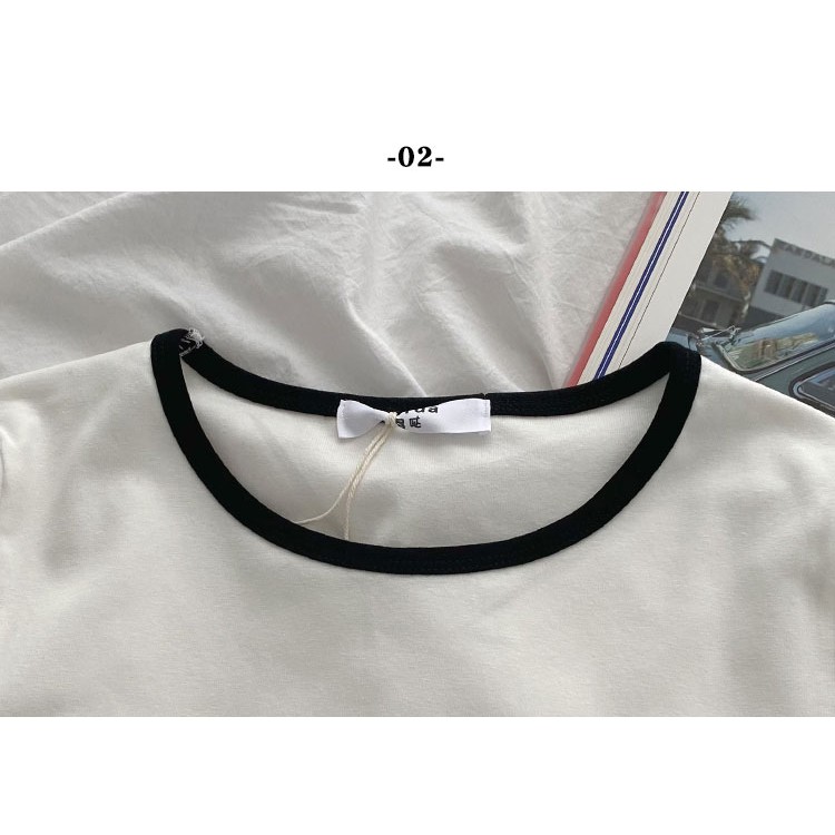 Áo thun nữ ngắn hiện đại kiểu Hàn Quốc - FREESZE
