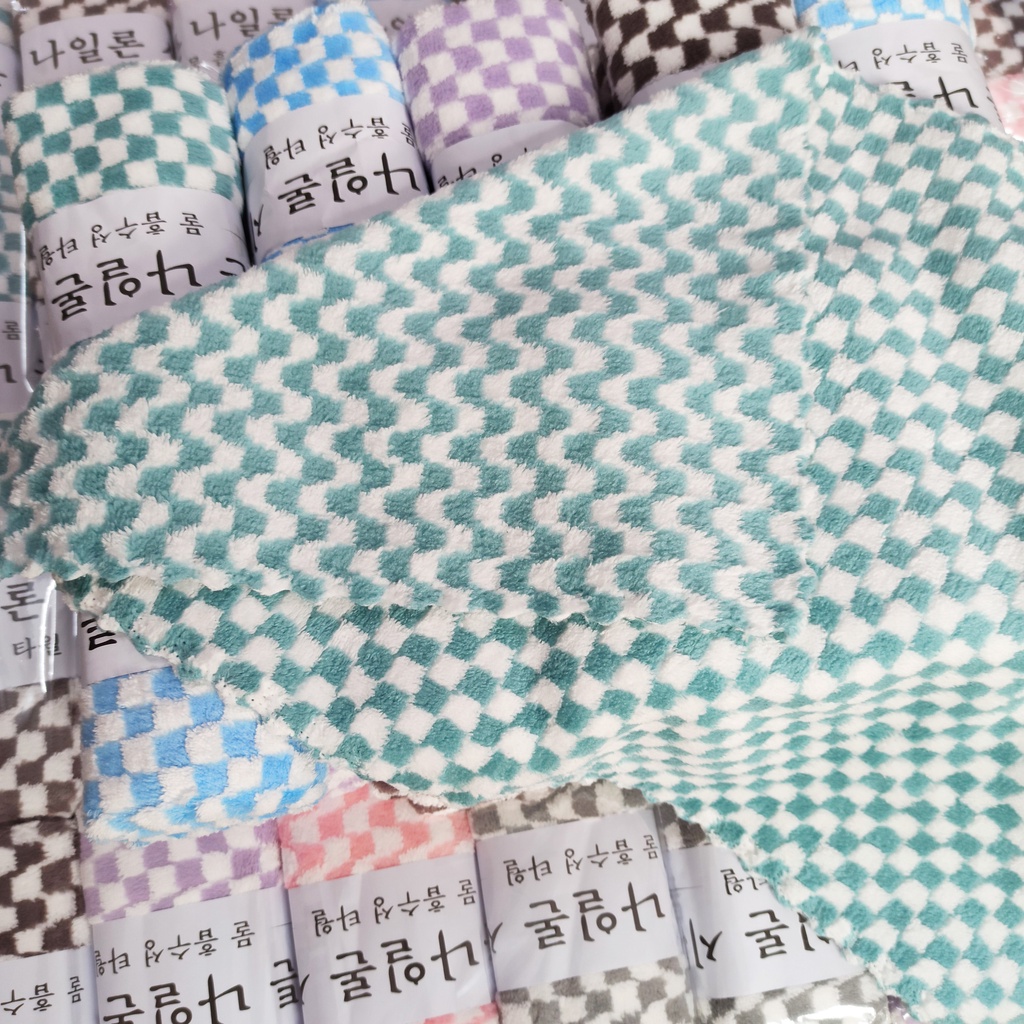 Khăn Mặt Lông Cừu Hàn Quốc Siêu Mềm (30 x 50cm) - khăn mặt cotton cao cấp