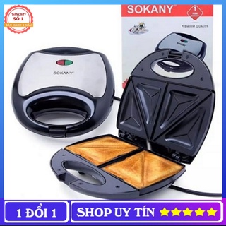 Máy Nướng Bánh Mì Sandwich, Máy làm bánh hotdog Sokany KJ-102 cao cấp
