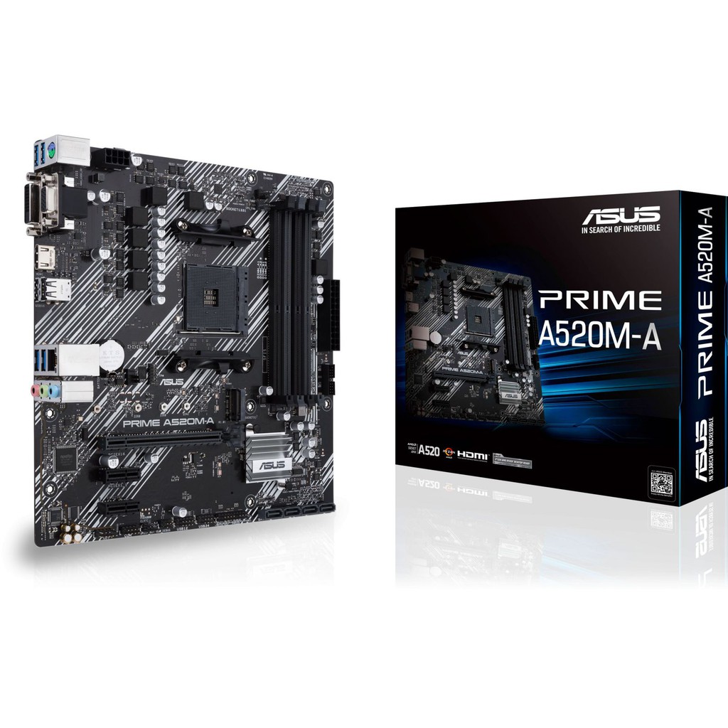 [Mã 254ELSALE giảm 7% đơn 300K] Mainboard ASUS PRIME A520M-A FULL BOX