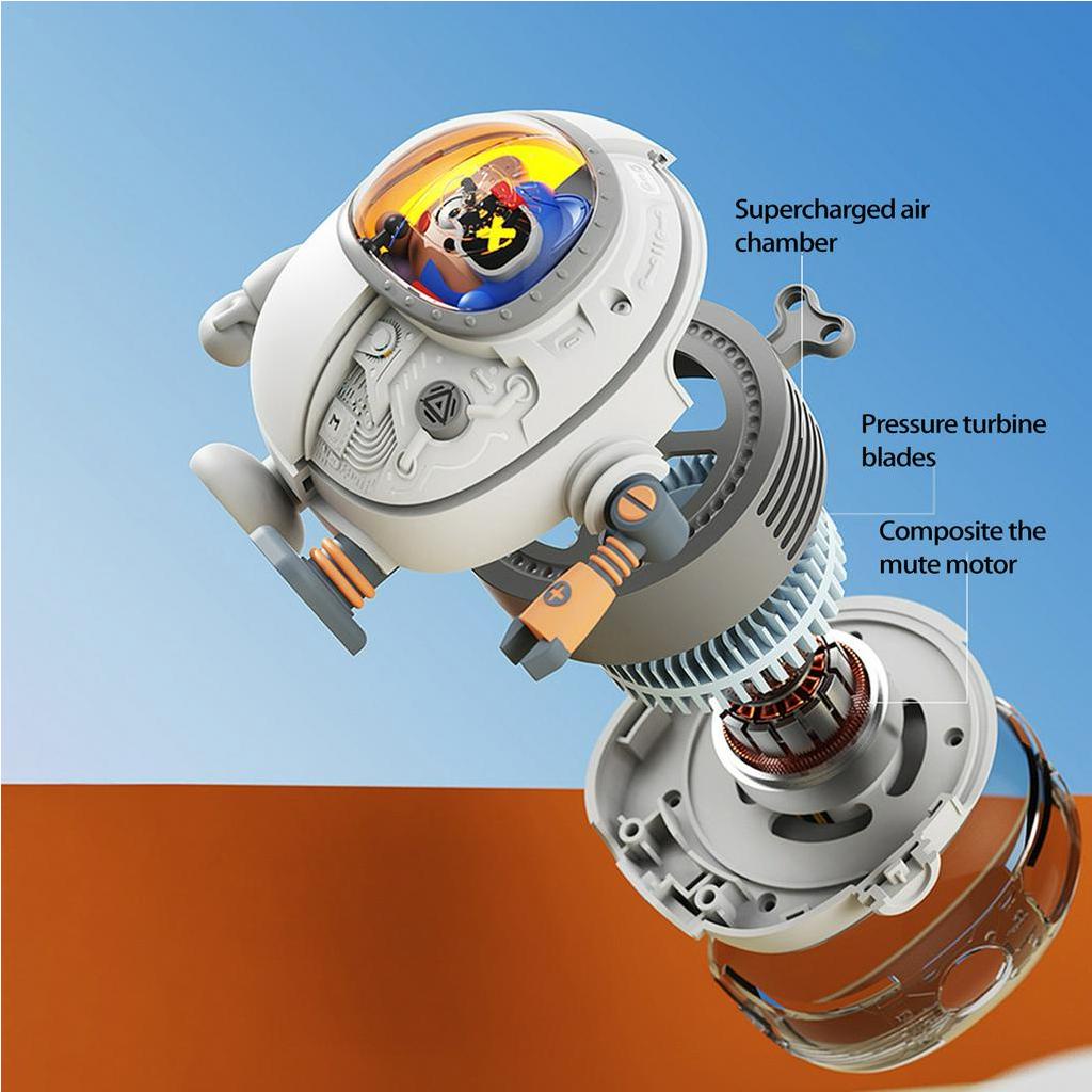 1 Bộ Quạt Làm Mát USB Mini 900mAh 3 Tốc Độ Thiết Kế Đeo Cổ Tiện Lợi