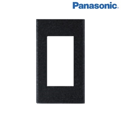 Mặt dùng cho 1/2/3/4/6 thiết bị, màu đen ánh kim Panasonic dòng Wide Series