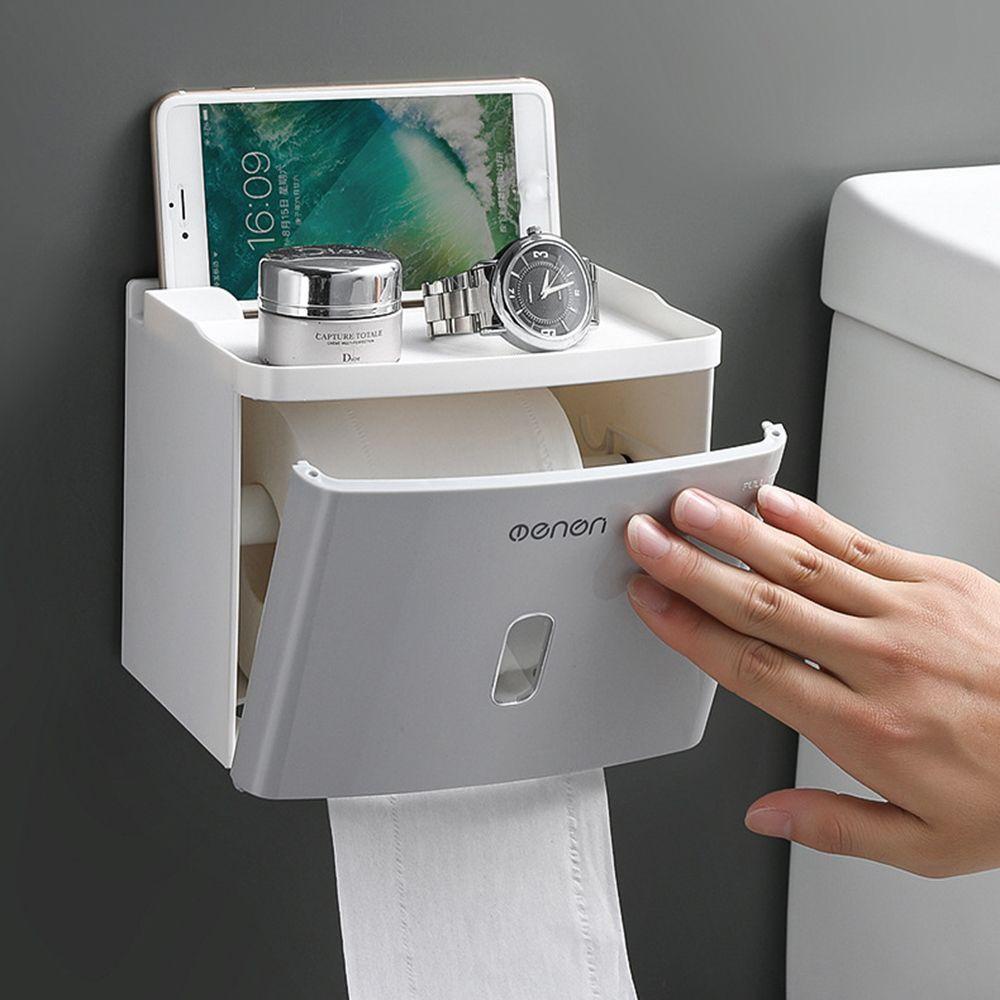 FOREVER Giá Đỡ Cuộn Giấy Vệ Sinh Gắn Tường Chống Nước Không Cần Đục Lỗ