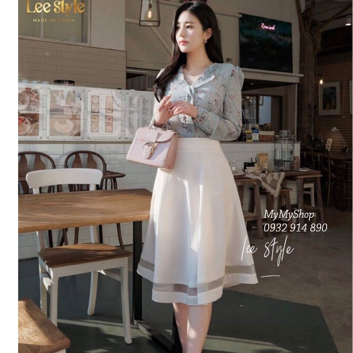 Chân váy xòe phối lưới sang trọng, có nhiều size và màu, form dáng chuẩn dễ mặc đi làm, dự tiệc hoặc dạo phố