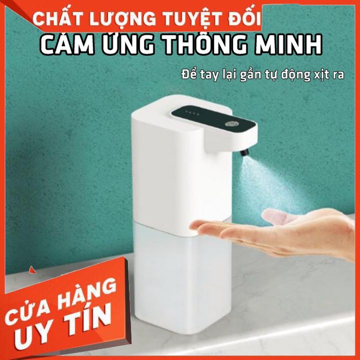 Máy Đựng Xà Phòng Rửa Tay Dung Tích 400ml Tự Động Cảm Ứng Thông Minh Chất Lượng Cao