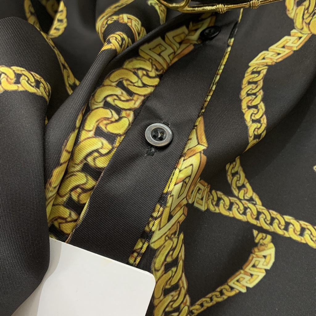 Váy sơ mi nữ thời trang cao cấp Versace phong cách thời thượng, thanh lịch...