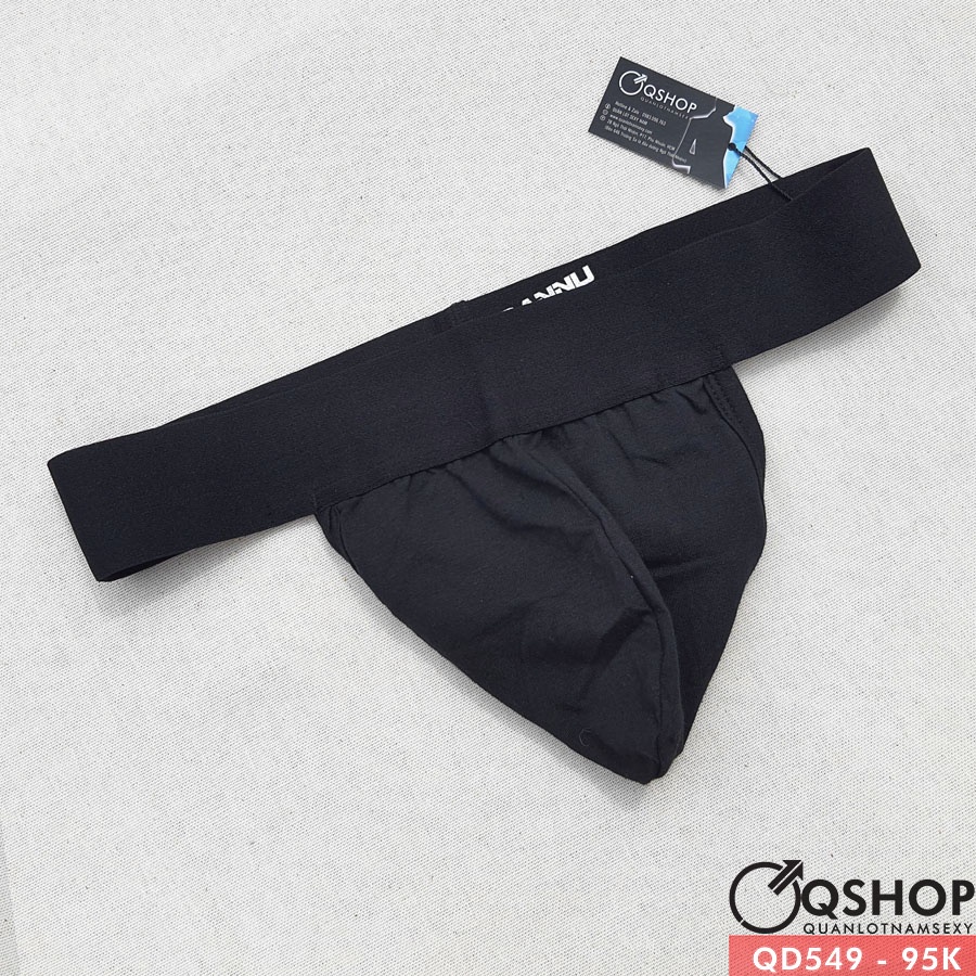 Quần lót dây nam màu trơn thun cotton QSHOP QD549