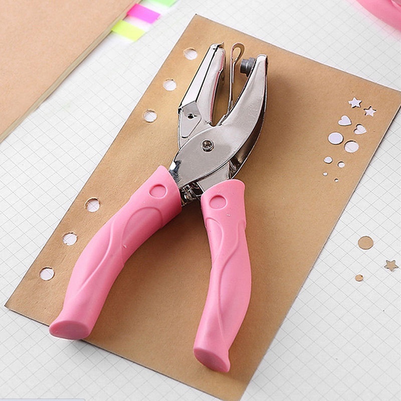 Dụng cụ bấm lỗ giấy hình tròn trái tim ngôi sao độc đáo