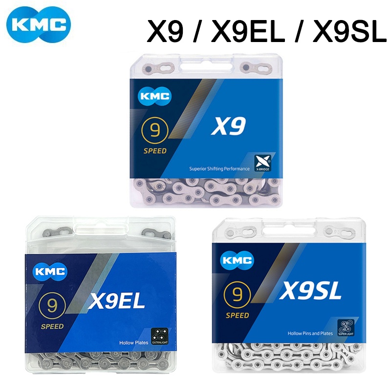 KMC Dây Xích Xe Đạp  X9 X10 X11 X12 EL SL 9s 10s 11s 12s Chất Lượng Cao