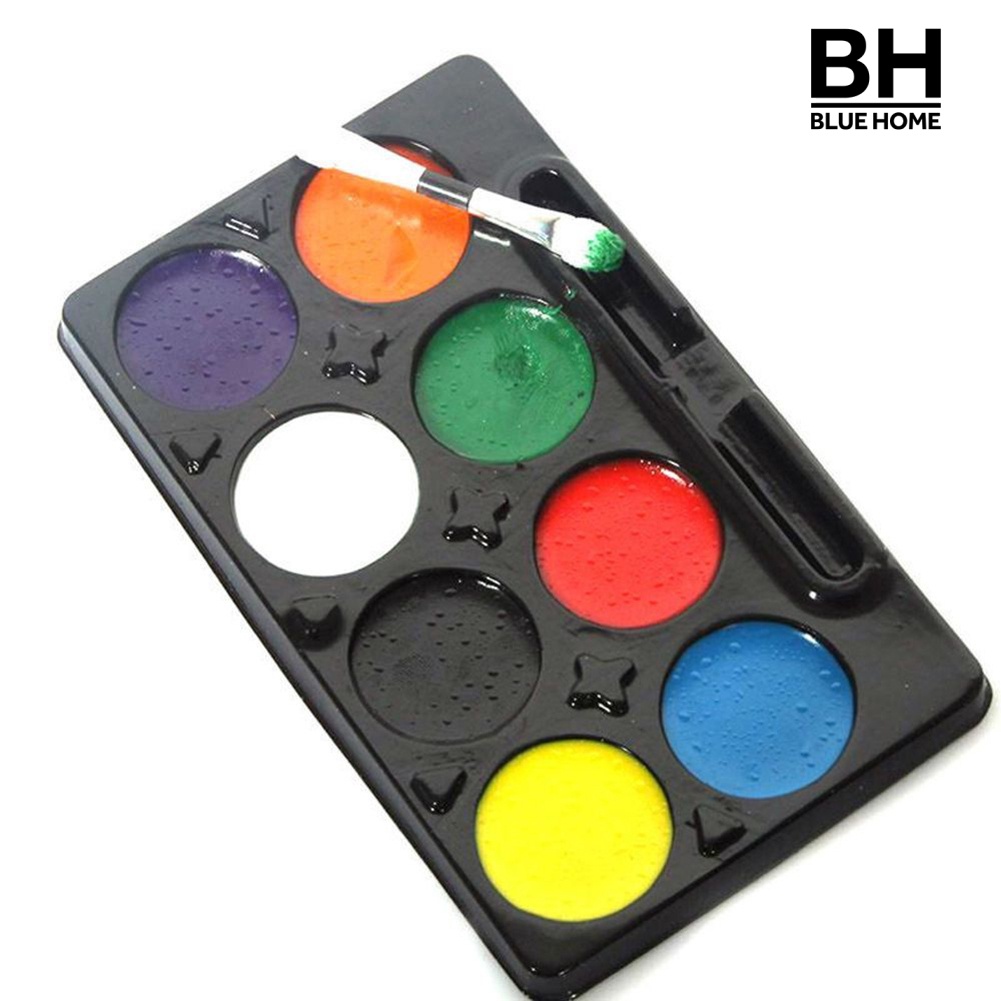 Bộ màu vẽ mặt và cơ thể hóa trang dịp Halloween/Giáng Sinh 8 màu sắc DIY chất lượng cao | BigBuy360 - bigbuy360.vn