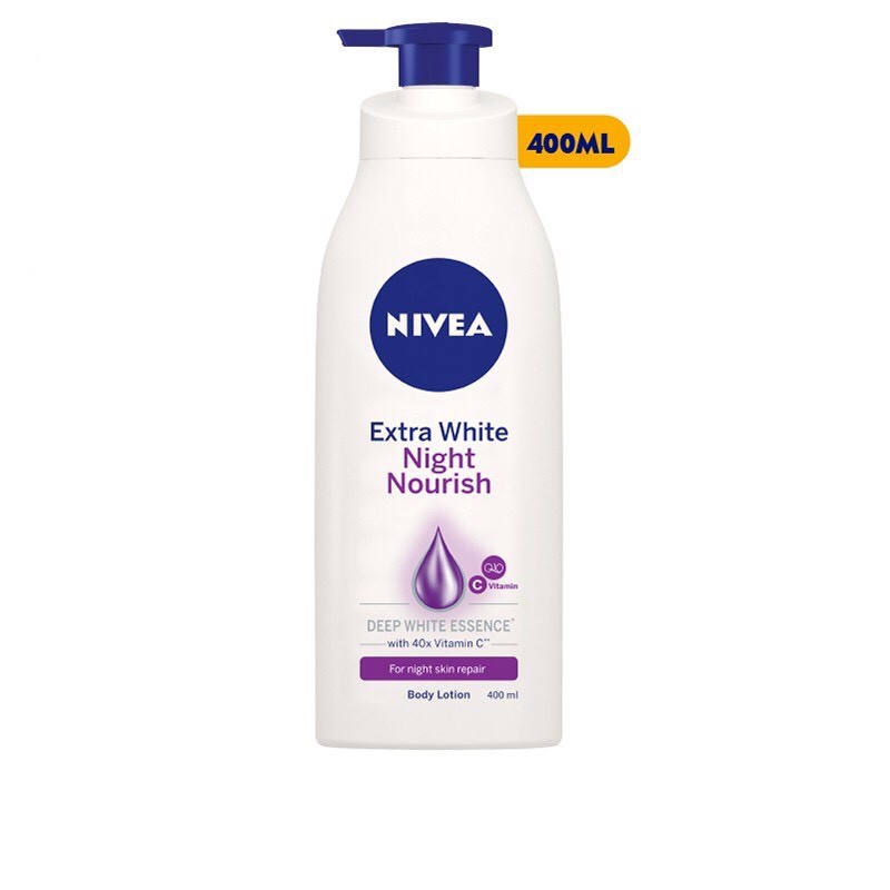 400ml Sữa dưỡng thể trắng da nivea ban đêm