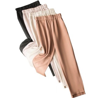 Quần baggy vải nữ công sơ cạp chun năng động