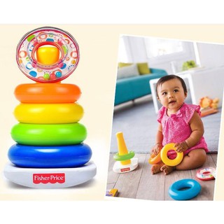 Đồ chơi xếp chồng✨freeship✨ tháp xếp chồng Fisher Price đồ chơi rèn kĩ năng cho bé học to nhỏ