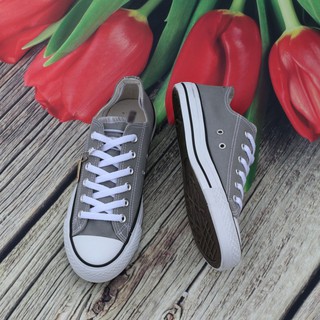 Giày Sneaker Cổ Thấp Xám Nhạt Nữ