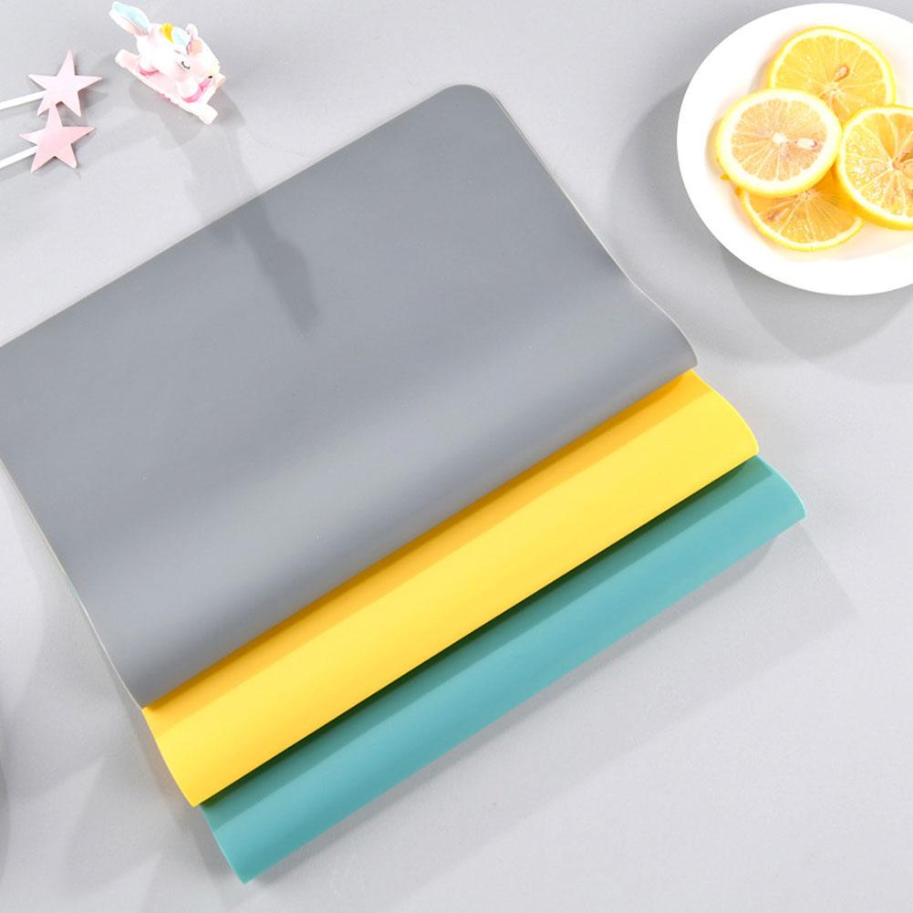 HN 1Pc Cách nhiệt chống thấm nước Placemat Thực phẩm Lớp silicone Tấm lót bàn bếp Tiện ích nhà bếp Dễ dàng làm sạch