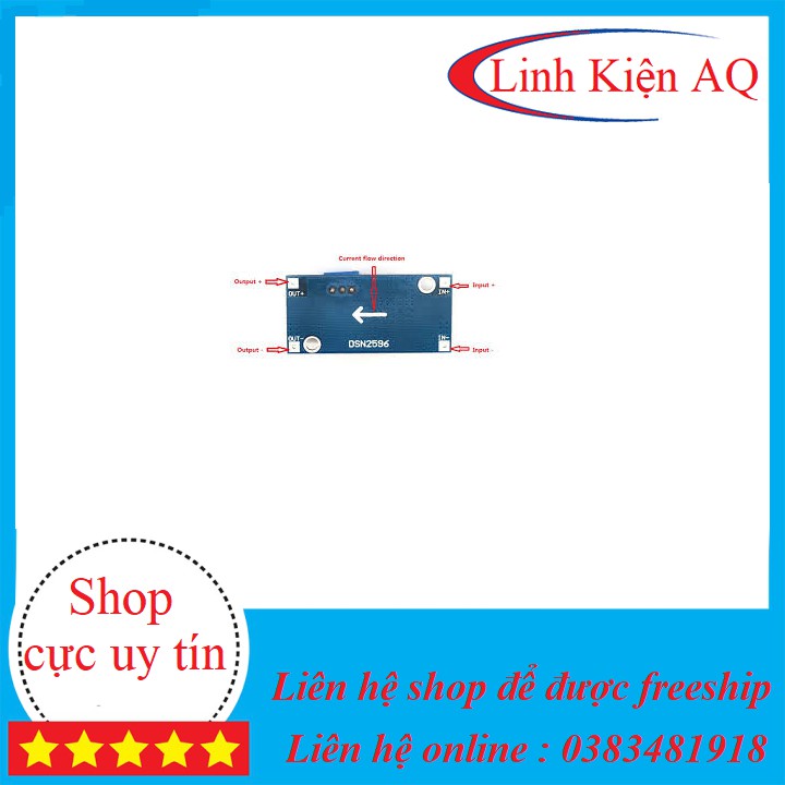 Module Hạ Áp Buck DC-DC LM2596 3A-linhkiendientubk