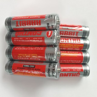 Vỉ 4 viên pin con thỏ AA 1,5V